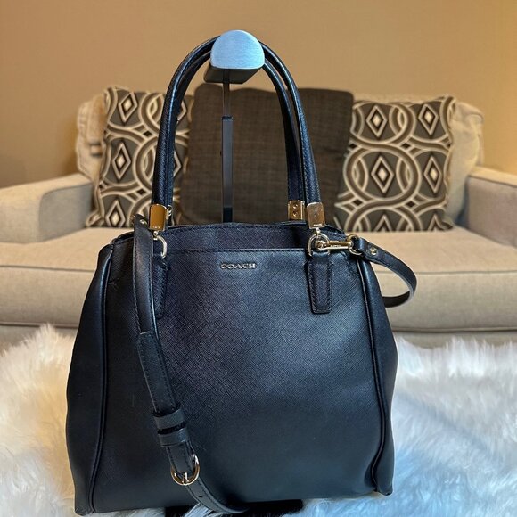 Coach Minetta Crossgrain Leather Satchel/Crossbody Handbag - Picture 2 of 12